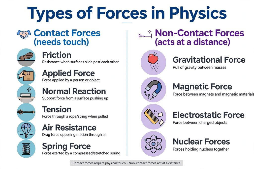 Types of Forces in Physics